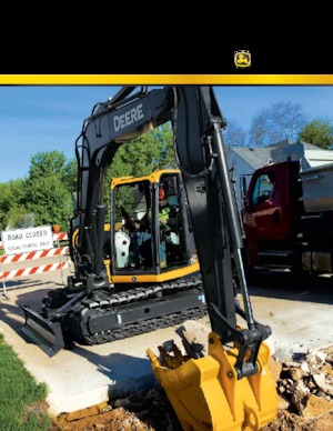 क्रॉलर एक्सकेवेटर John Deere Construction 85G