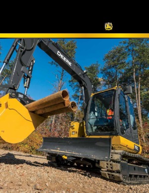 क्रॉलर एक्सकेवेटर John Deere Construction 85G