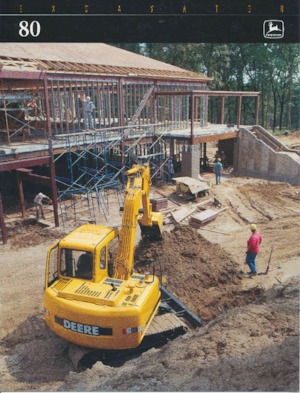 क्रॉलर एक्सकेवेटर John Deere Construction 80