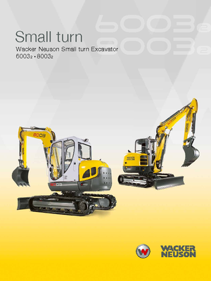 क्रॉलर एक्सकेवेटर Wacker Neuson 8003