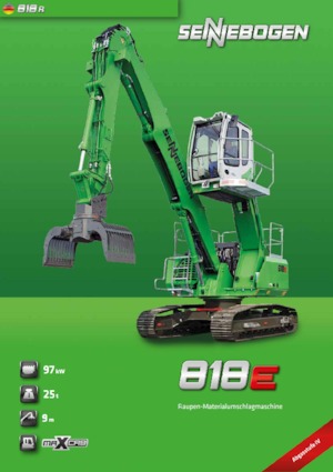 मटेरियल हैंडलर Sennebogen 818R E
