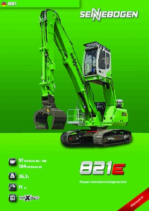 मटेरियल हैंडलर Sennebogen 821R E