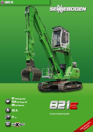 मटेरियल हैंडलर Sennebogen 821R E