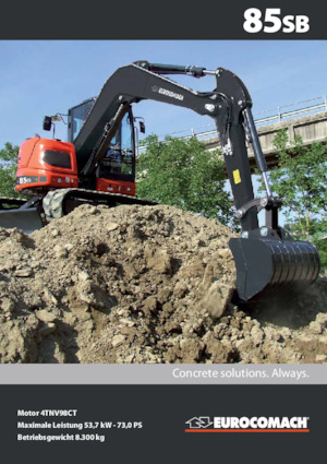 क्रॉलर एक्सकेवेटर Eurocomach 85 SB