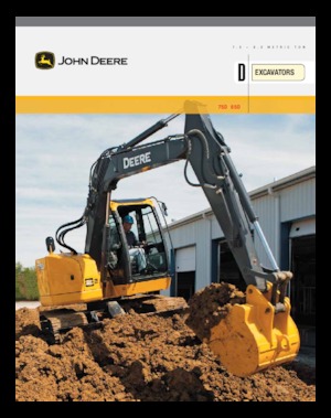क्रॉलर एक्सकेवेटर John Deere Construction 75D