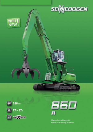 क्रॉलर एक्सकेवेटर Sennebogen 860 R-HD