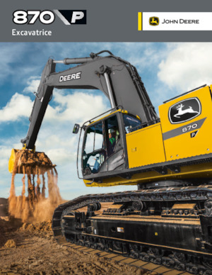क्रॉलर एक्सकेवेटर John Deere Construction 870 P