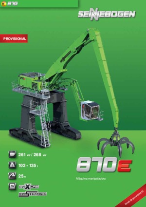 क्रॉलर एक्सकेवेटर Sennebogen 870 R-HD