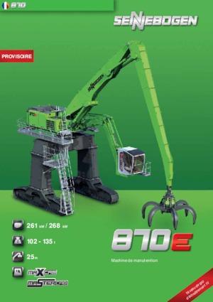 क्रॉलर एक्सकेवेटर Sennebogen 870 R-HD