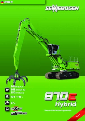 मटेरियल हैंडलर Sennebogen 870R E Hybrid