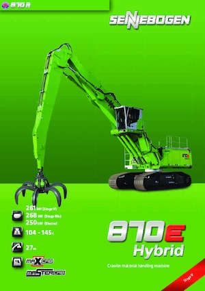 मटेरियल हैंडलर Sennebogen 870R E Hybrid
