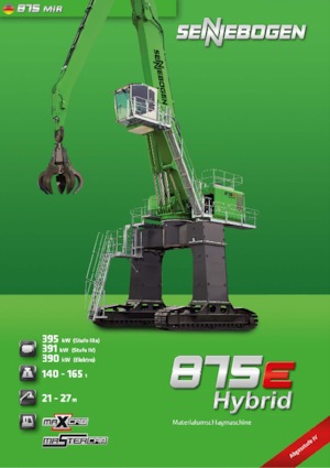 मटेरियल हैंडलर Sennebogen 875R E Hybrid
