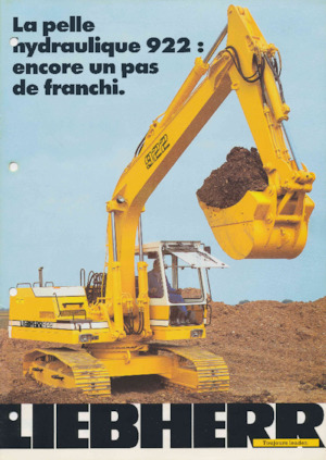क्रॉलर एक्सकेवेटर Liebherr 922