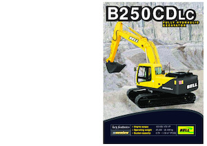 क्रॉलर एक्सकेवेटर Bell B250CDLC