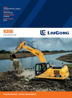 क्रॉलर एक्सकेवेटर Liugong 920E
