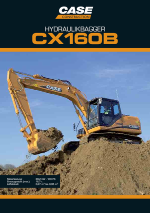 क्रॉलर एक्सकेवेटर Case CX 160 B LC