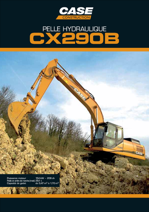 क्रॉलर एक्सकेवेटर Case CX 290 B NLC