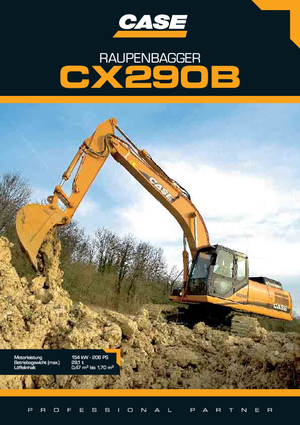क्रॉलर एक्सकेवेटर Case CX 290 B NLC
