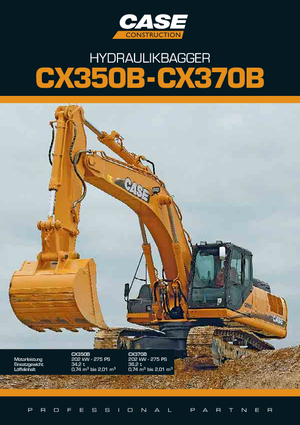 क्रॉलर एक्सकेवेटर Case CX 350 B LC