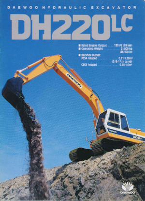 क्रॉलर एक्सकेवेटर Daewoo DH220LC