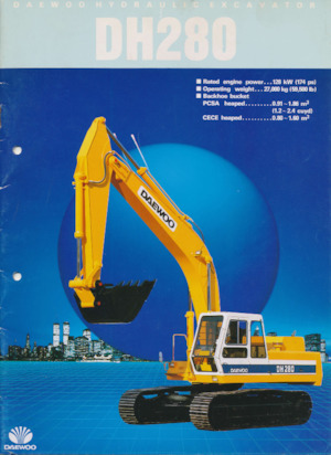 क्रॉलर एक्सकेवेटर Daewoo DH280