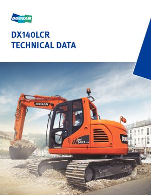 क्रॉलर एक्सकेवेटर Doosan DX 140 LCR
