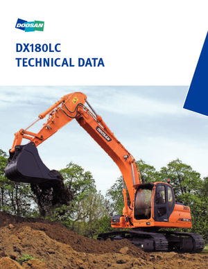 क्रॉलर एक्सकेवेटर Doosan DX 180 LC