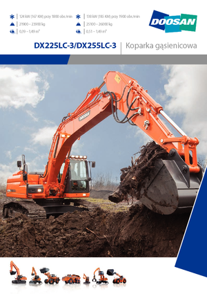 क्रॉलर एक्सकेवेटर Doosan DX255NLC-3