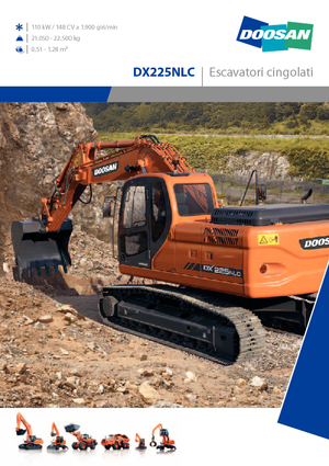 क्रॉलर एक्सकेवेटर Doosan DX 225 N LC