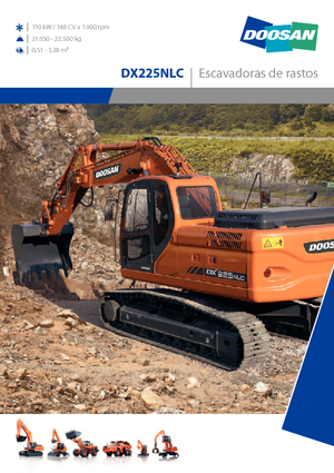 क्रॉलर एक्सकेवेटर Doosan DX 225 N LC