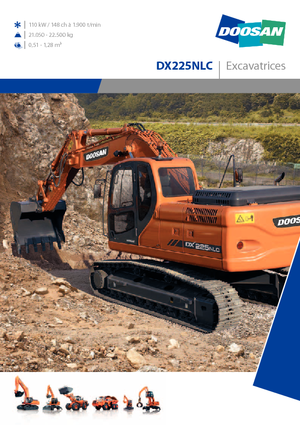 क्रॉलर एक्सकेवेटर Doosan DX 225 N LC