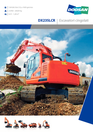 क्रॉलर एक्सकेवेटर Doosan DX235LCR