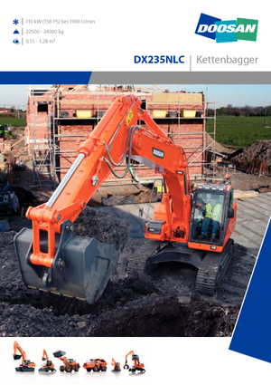 क्रॉलर एक्सकेवेटर Doosan DX235NLC