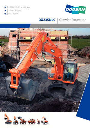 क्रॉलर एक्सकेवेटर Doosan DX235NLC