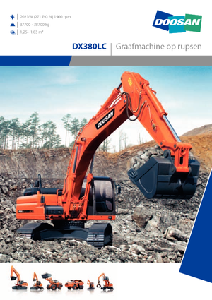 क्रॉलर एक्सकेवेटर Doosan DX 380 LC