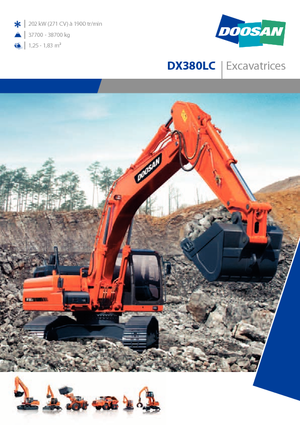 क्रॉलर एक्सकेवेटर Doosan DX 380 LC