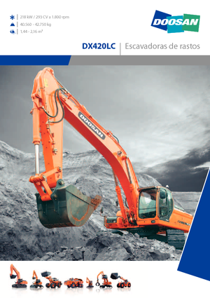 क्रॉलर एक्सकेवेटर Doosan DX 420 LC