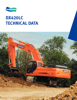 क्रॉलर एक्सकेवेटर Doosan DX 420 LC