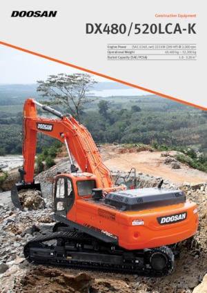 क्रॉलर एक्सकेवेटर Doosan DX 480 N LC