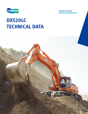 क्रॉलर एक्सकेवेटर Doosan DX 520 LC