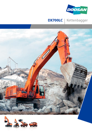 क्रॉलर एक्सकेवेटर Doosan DX700LC