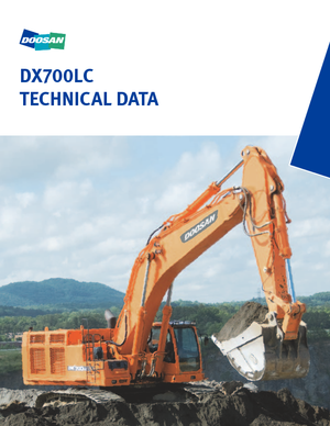 क्रॉलर एक्सकेवेटर Doosan DX700LC