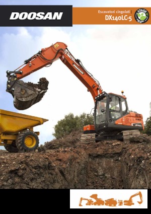 क्रॉलर एक्सकेवेटर Doosan DX140LC-5