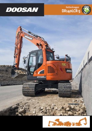 क्रॉलर एक्सकेवेटर Doosan DX140LCR-5