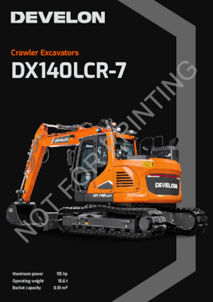 क्रॉलर एक्सकेवेटर Develon DX140LCR-7K
