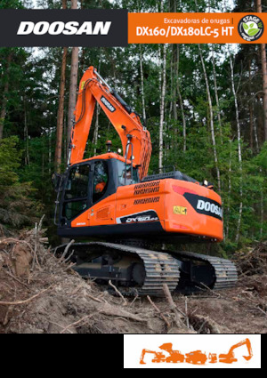 क्रॉलर एक्सकेवेटर Doosan DX180LC-5 HT