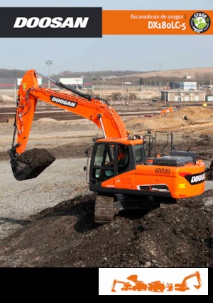 क्रॉलर एक्सकेवेटर Doosan DX180LC-5
