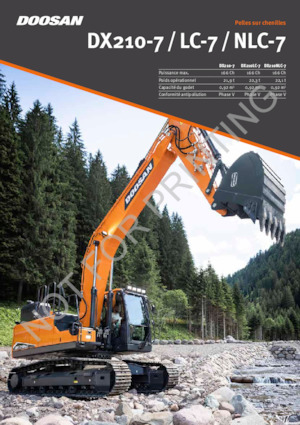 क्रॉलर एक्सकेवेटर Doosan DX210LC-7