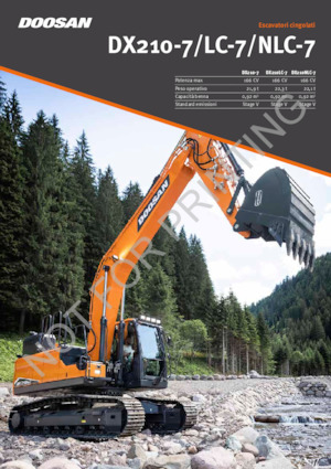 क्रॉलर एक्सकेवेटर Doosan DX210NLC-7