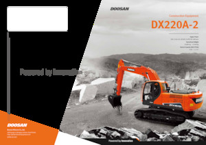 क्रॉलर एक्सकेवेटर Doosan DX220A